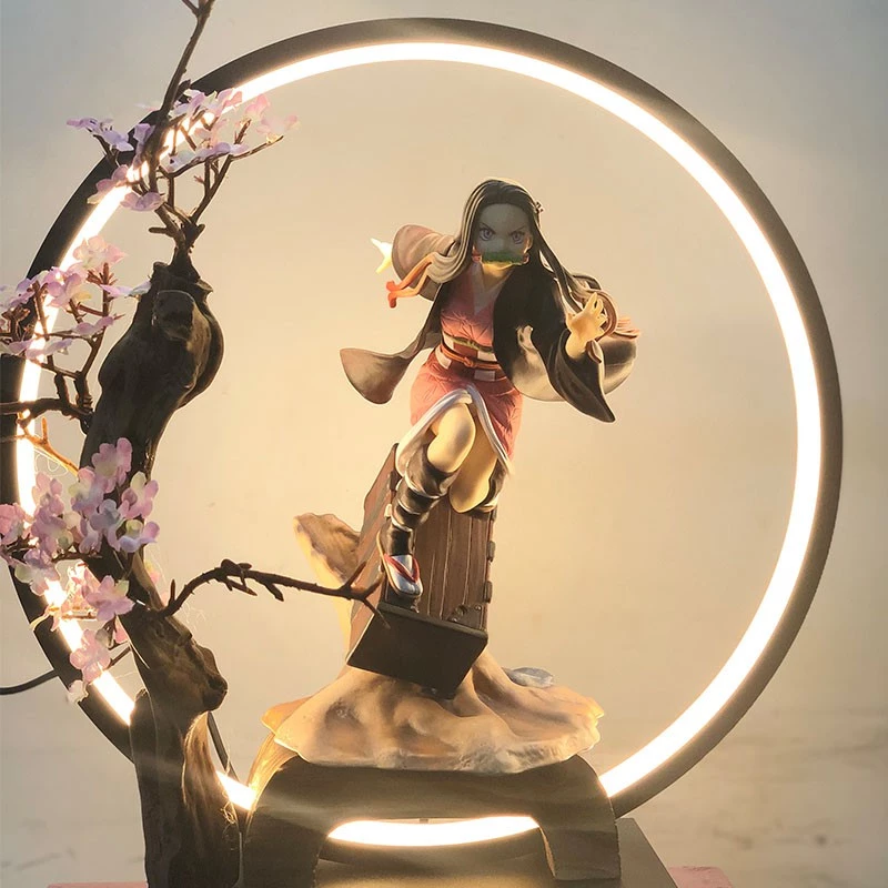 Demon Slayer's: Tanjiro & Nezuko Model With USB Light - Nezuko E (35cm)